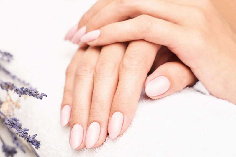 Deep Powder Nails